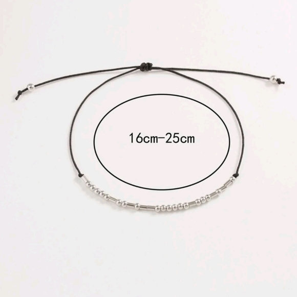 NEW! Morse Code Bracelet- Never Give Up - Picture 2 of 7